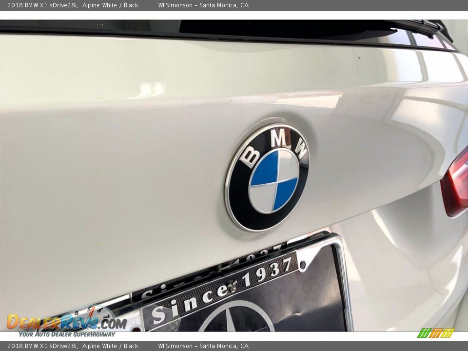 2018 BMW X1 sDrive28i Alpine White / Black Photo #31