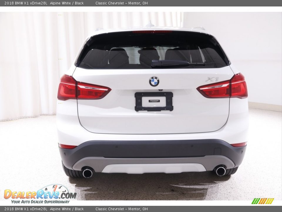 2018 BMW X1 xDrive28i Alpine White / Black Photo #21