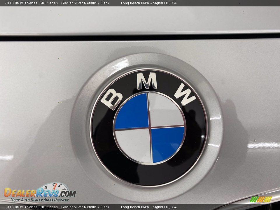 2018 BMW 3 Series 340i Sedan Glacier Silver Metallic / Black Photo #8