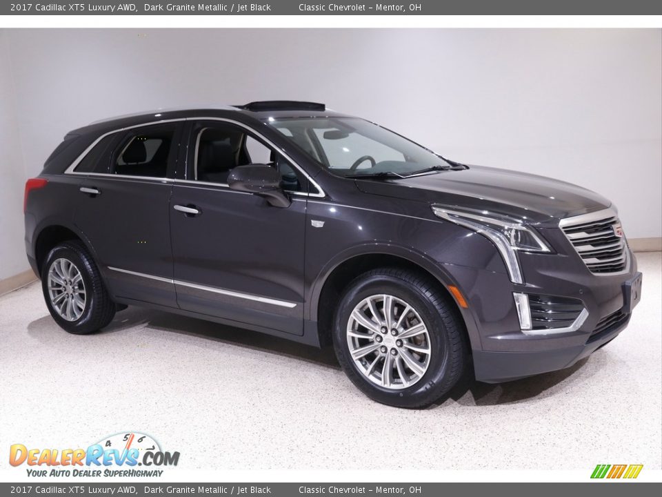 2017 Cadillac XT5 Luxury AWD Dark Granite Metallic / Jet Black Photo #1