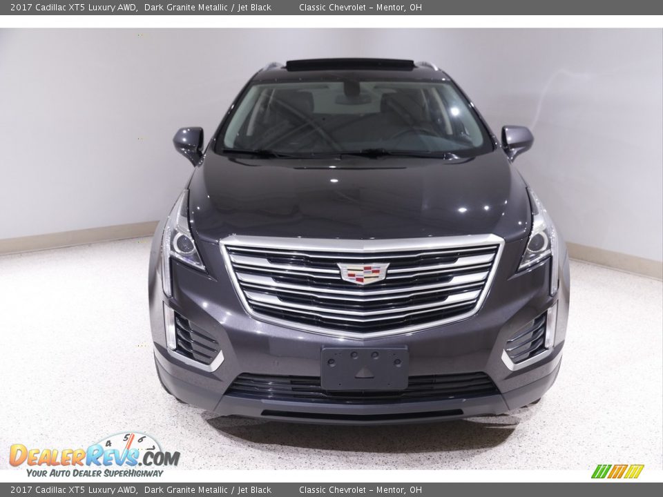 2017 Cadillac XT5 Luxury AWD Dark Granite Metallic / Jet Black Photo #2