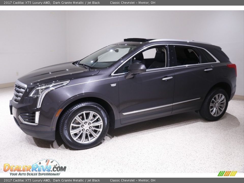 2017 Cadillac XT5 Luxury AWD Dark Granite Metallic / Jet Black Photo #3