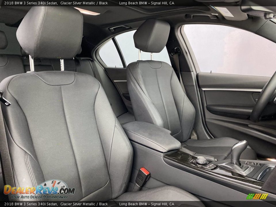 2018 BMW 3 Series 340i Sedan Glacier Silver Metallic / Black Photo #34