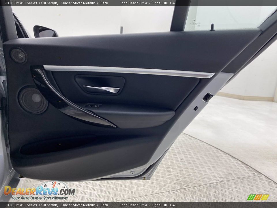 2018 BMW 3 Series 340i Sedan Glacier Silver Metallic / Black Photo #35