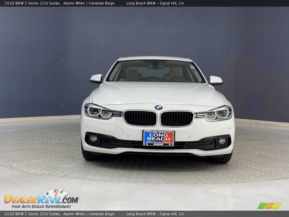 2018 BMW 3 Series 320i Sedan Alpine White / Venetian Beige Photo #2