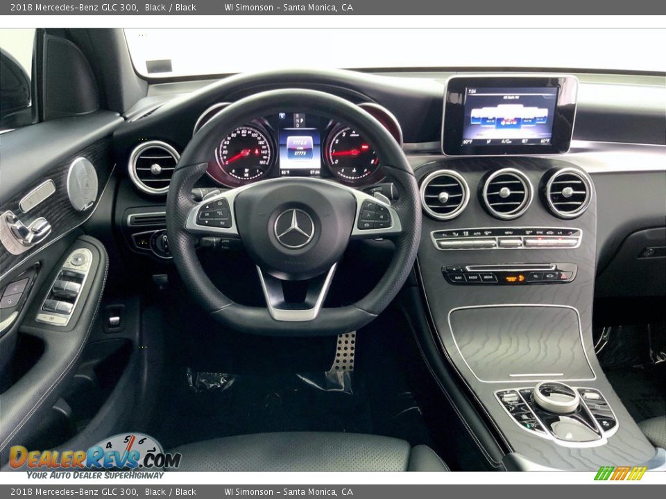 2018 Mercedes-Benz GLC 300 Black / Black Photo #4