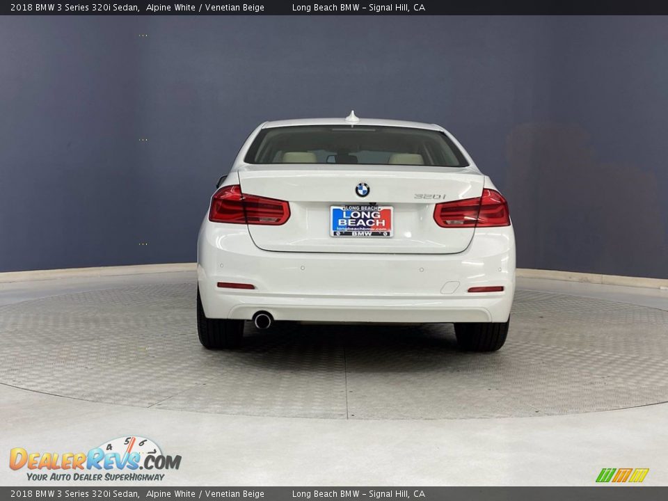 2018 BMW 3 Series 320i Sedan Alpine White / Venetian Beige Photo #4