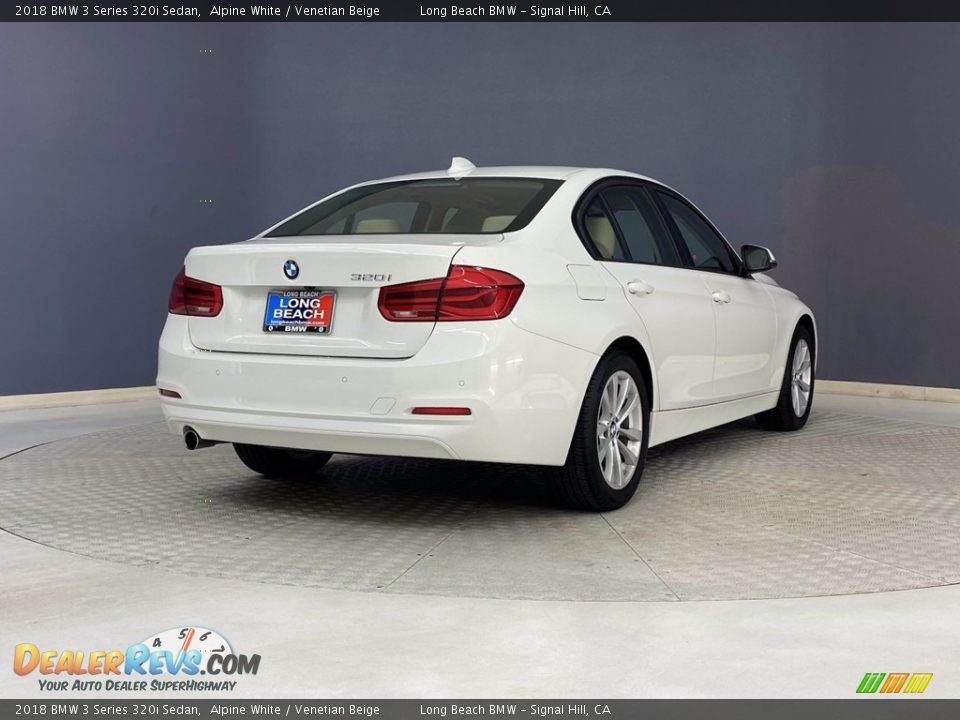 2018 BMW 3 Series 320i Sedan Alpine White / Venetian Beige Photo #5