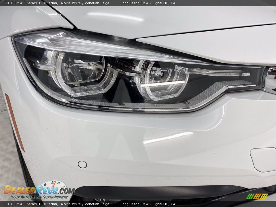 2018 BMW 3 Series 320i Sedan Alpine White / Venetian Beige Photo #7