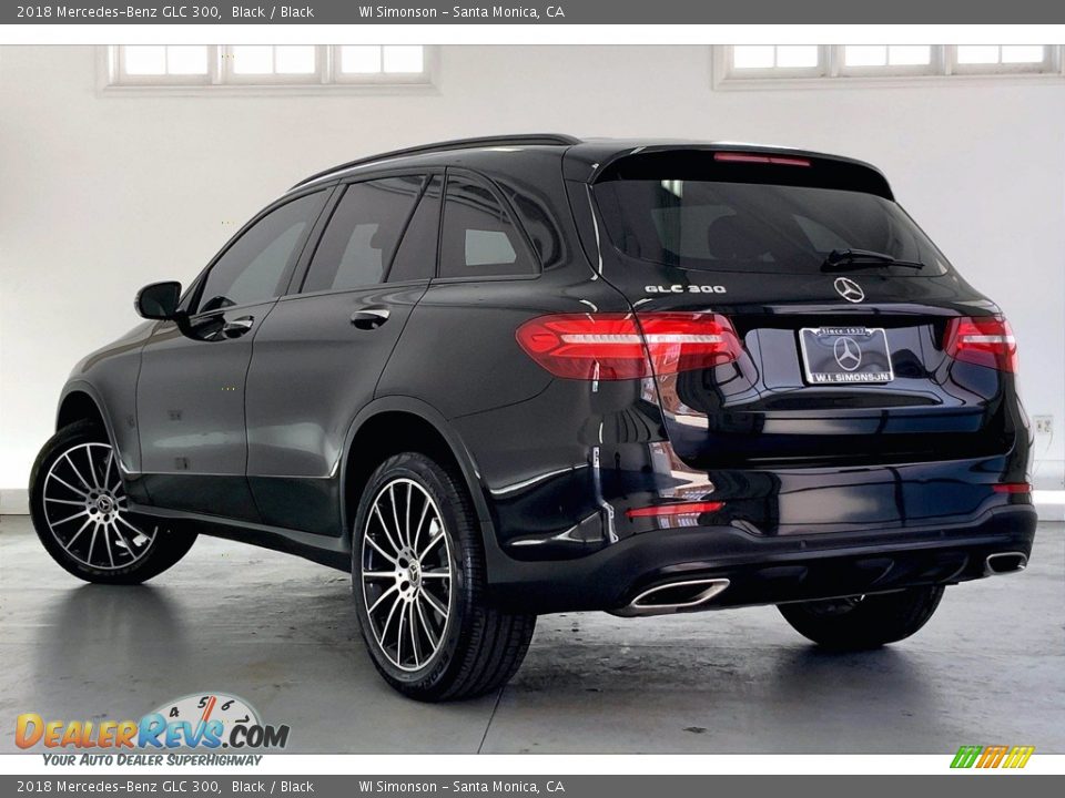 2018 Mercedes-Benz GLC 300 Black / Black Photo #10