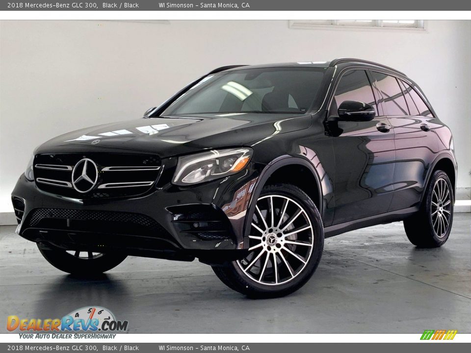 2018 Mercedes-Benz GLC 300 Black / Black Photo #12