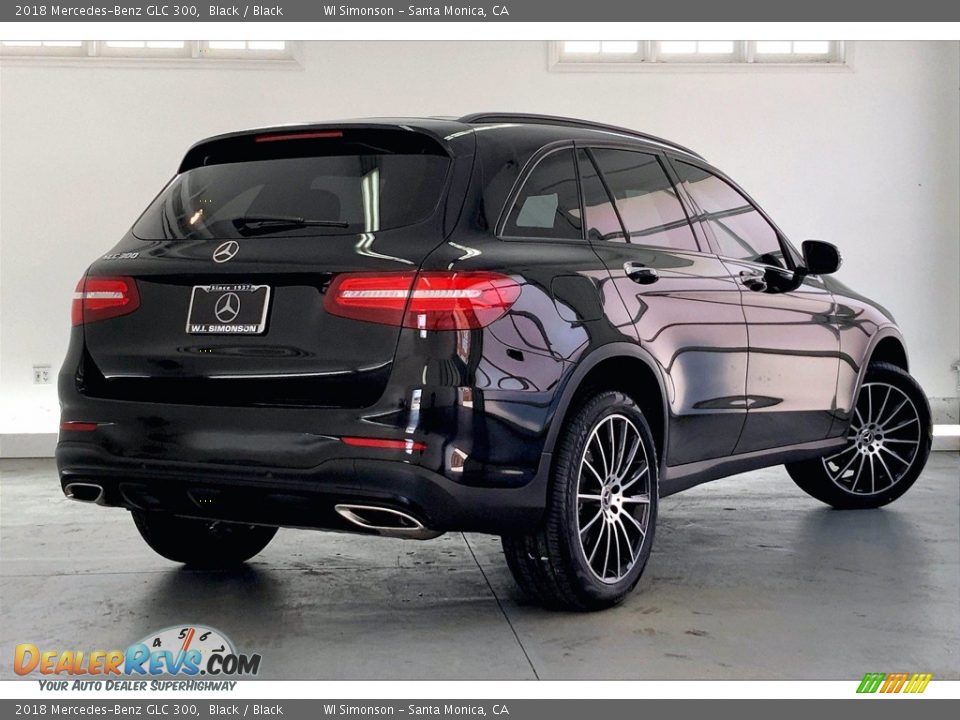 2018 Mercedes-Benz GLC 300 Black / Black Photo #13