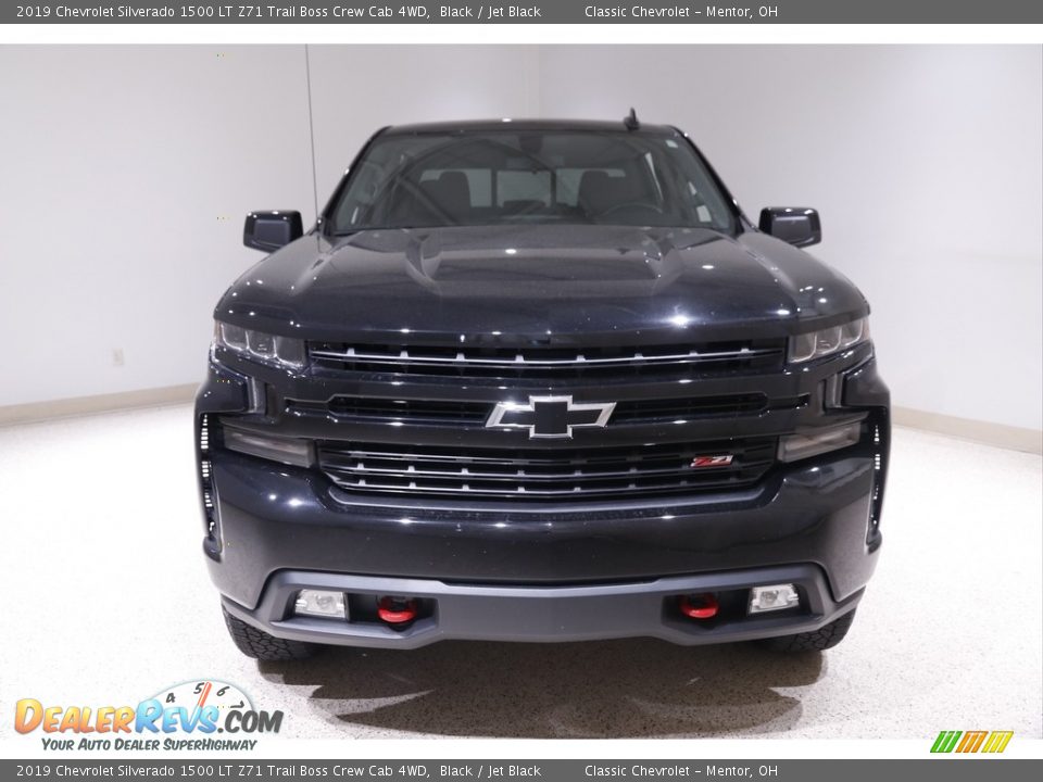 2019 Chevrolet Silverado 1500 LT Z71 Trail Boss Crew Cab 4WD Black / Jet Black Photo #2