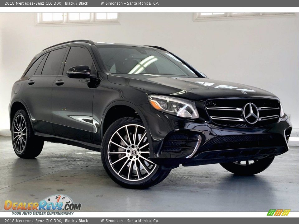 2018 Mercedes-Benz GLC 300 Black / Black Photo #34