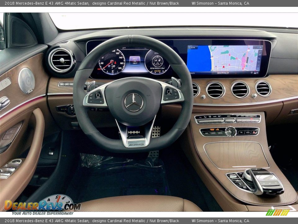 Dashboard of 2018 Mercedes-Benz E 43 AMG 4Matic Sedan Photo #4