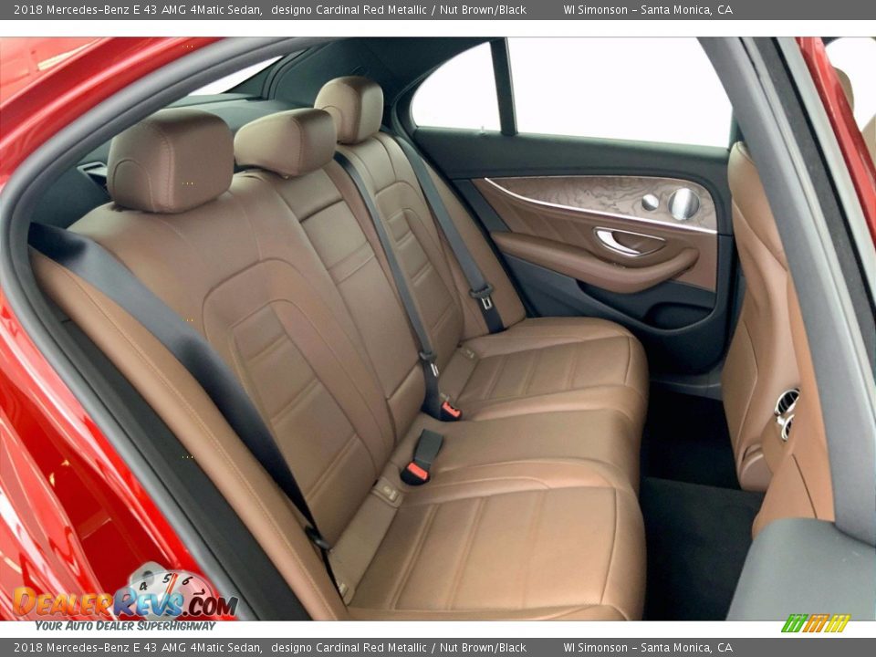 Rear Seat of 2018 Mercedes-Benz E 43 AMG 4Matic Sedan Photo #19