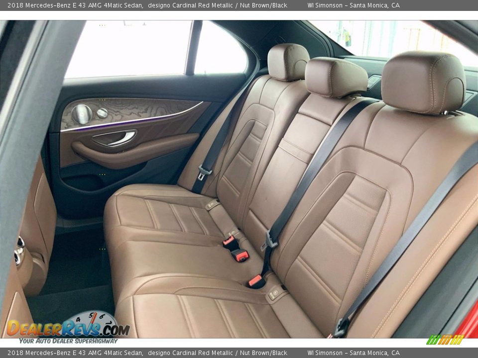 Rear Seat of 2018 Mercedes-Benz E 43 AMG 4Matic Sedan Photo #20