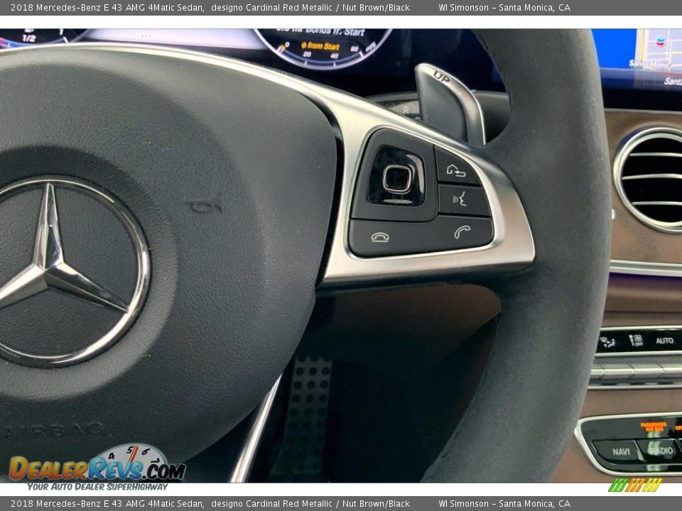 2018 Mercedes-Benz E 43 AMG 4Matic Sedan Steering Wheel Photo #22