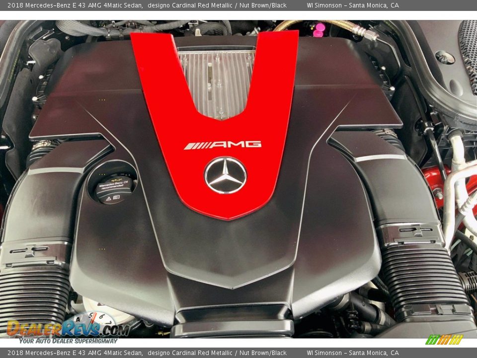 2018 Mercedes-Benz E 43 AMG 4Matic Sedan 3.0 Liter Turbocharged DOHC 24-Valve VVT V6 Engine Photo #32
