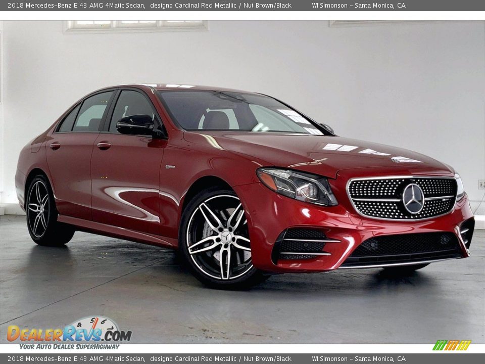 designo Cardinal Red Metallic 2018 Mercedes-Benz E 43 AMG 4Matic Sedan Photo #34