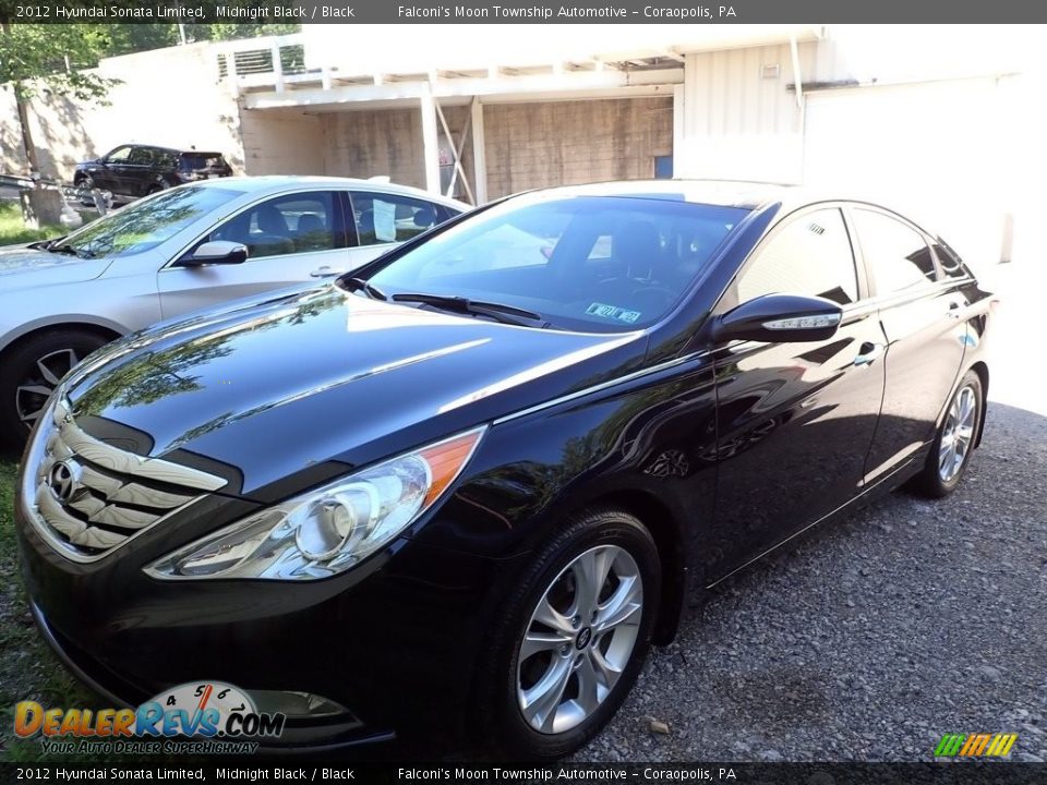 2012 Hyundai Sonata Limited Midnight Black / Black Photo #1