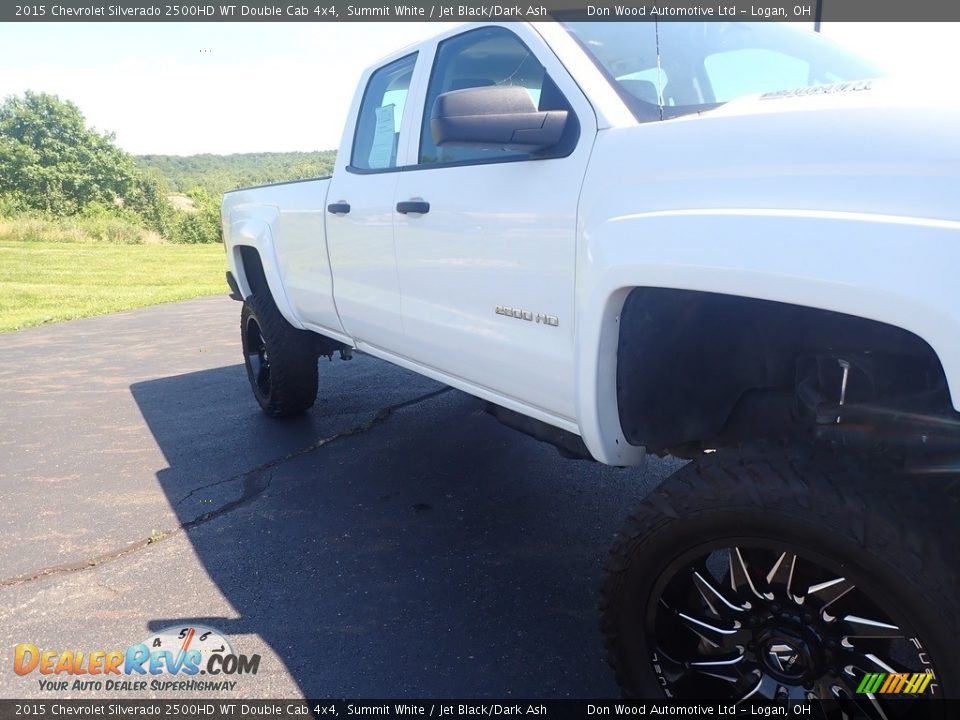 2015 Chevrolet Silverado 2500HD WT Double Cab 4x4 Summit White / Jet Black/Dark Ash Photo #2