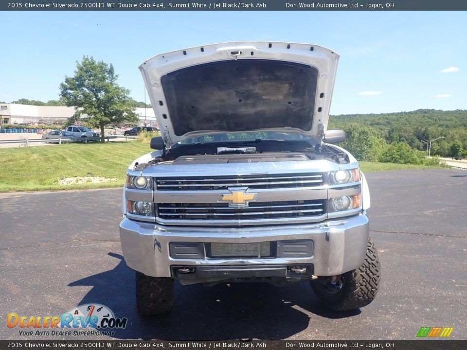 2015 Chevrolet Silverado 2500HD WT Double Cab 4x4 Summit White / Jet Black/Dark Ash Photo #4