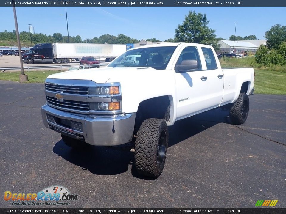 Front 3/4 View of 2015 Chevrolet Silverado 2500HD WT Double Cab 4x4 Photo #6