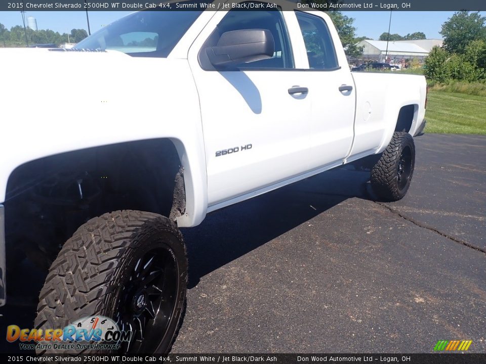 2015 Chevrolet Silverado 2500HD WT Double Cab 4x4 Summit White / Jet Black/Dark Ash Photo #7