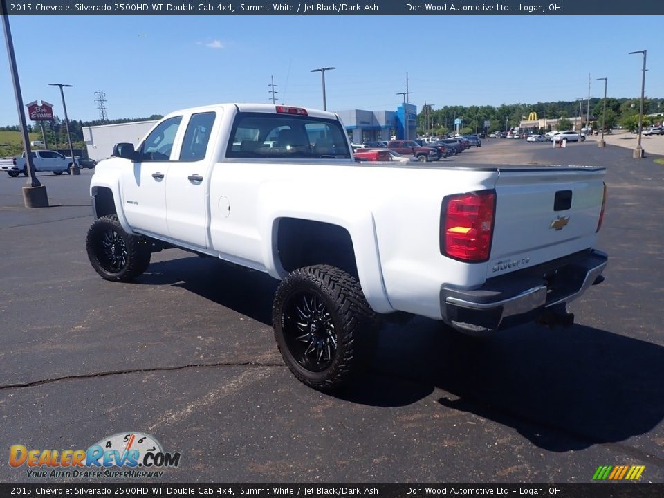 2015 Chevrolet Silverado 2500HD WT Double Cab 4x4 Summit White / Jet Black/Dark Ash Photo #8