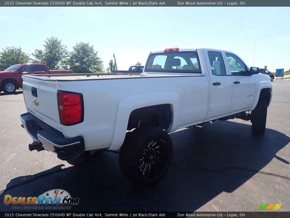 2015 Chevrolet Silverado 2500HD WT Double Cab 4x4 Summit White / Jet Black/Dark Ash Photo #11