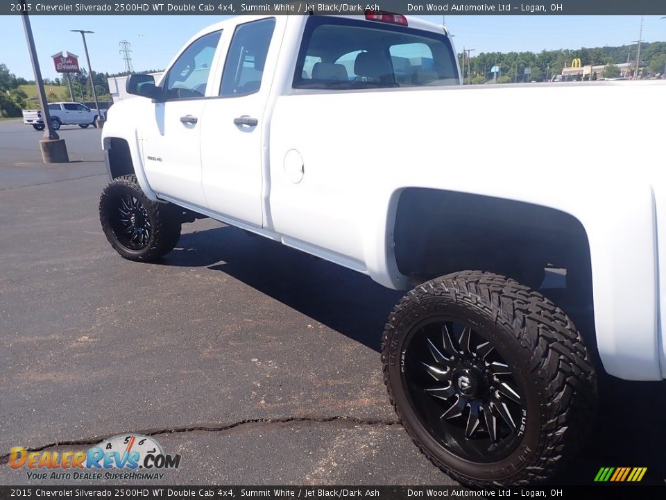 2015 Chevrolet Silverado 2500HD WT Double Cab 4x4 Summit White / Jet Black/Dark Ash Photo #12