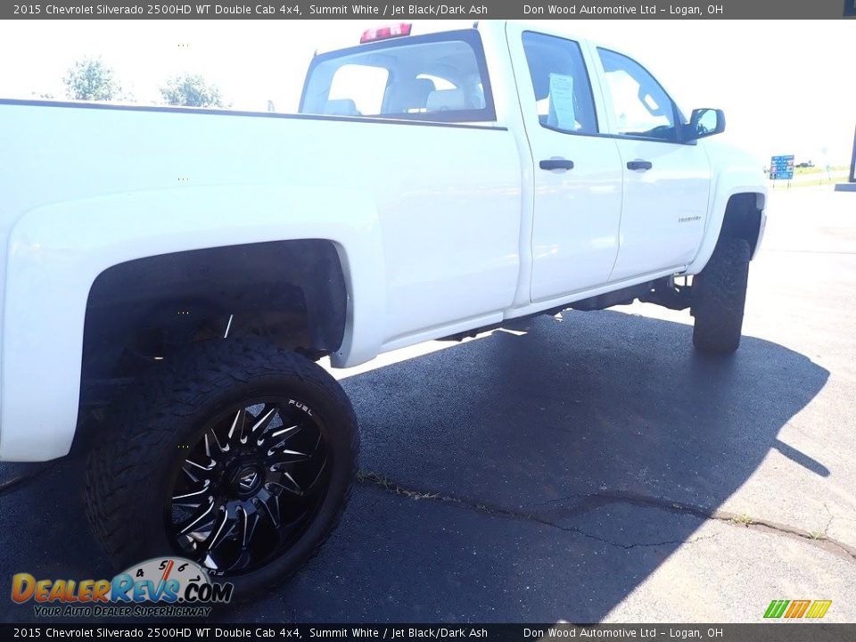 2015 Chevrolet Silverado 2500HD WT Double Cab 4x4 Summit White / Jet Black/Dark Ash Photo #13