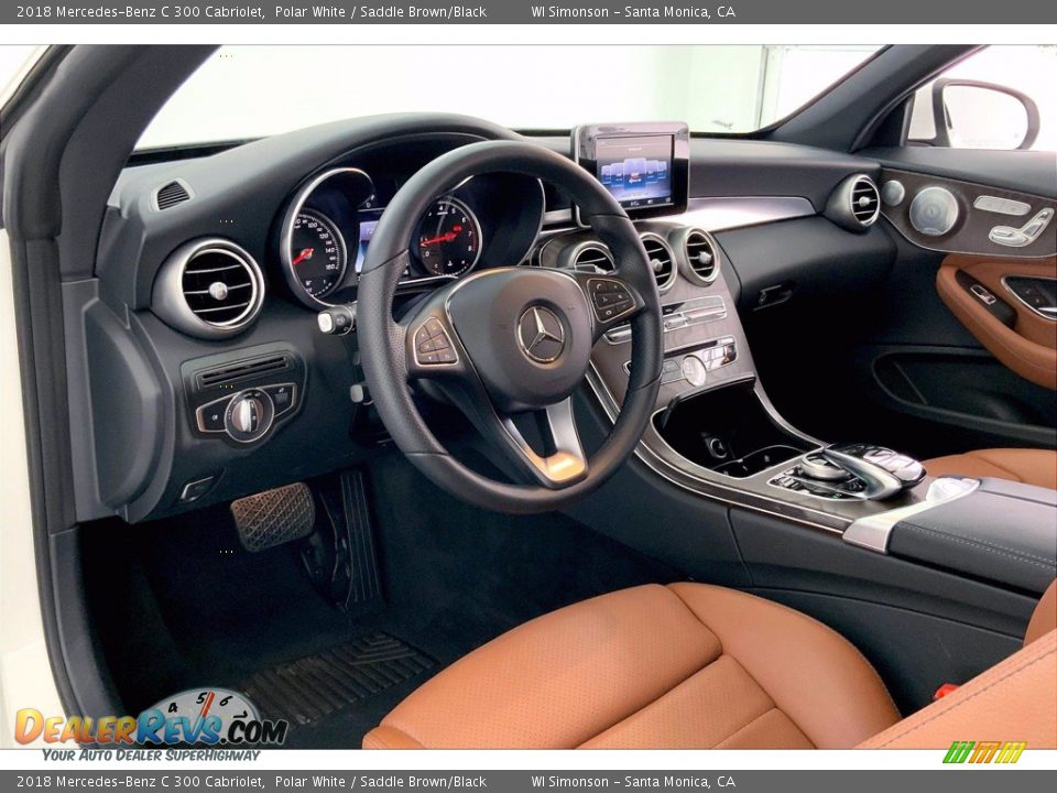 Saddle Brown/Black Interior - 2018 Mercedes-Benz C 300 Cabriolet Photo #14