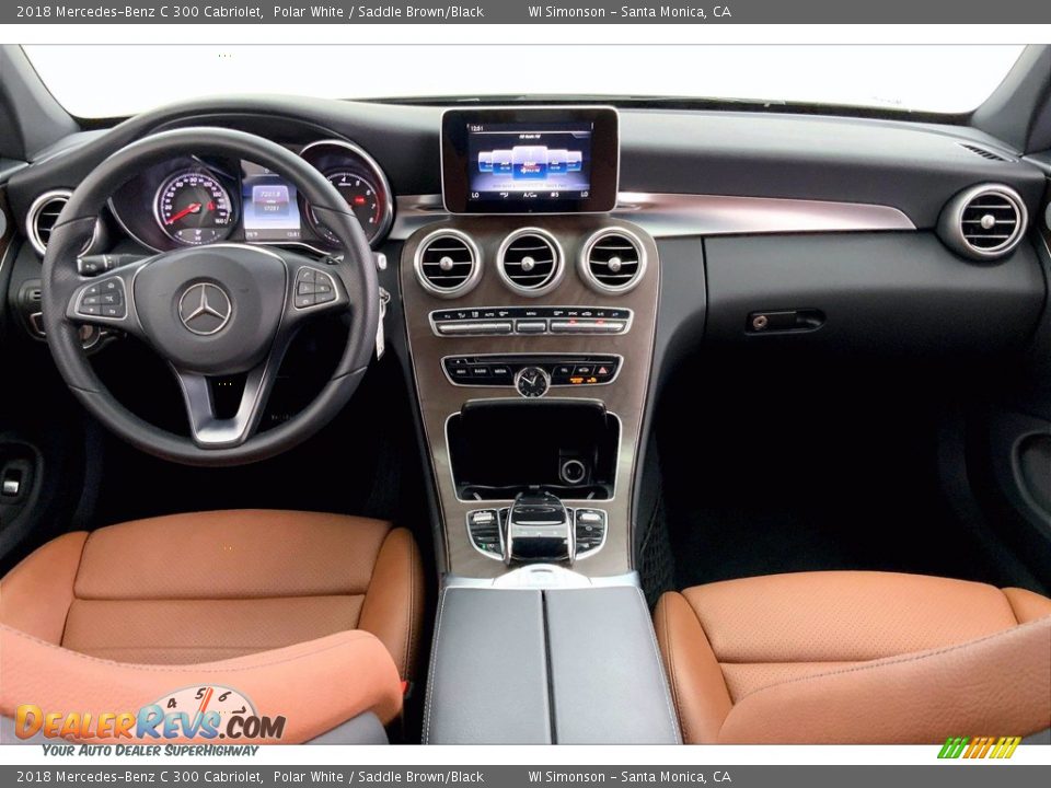 Dashboard of 2018 Mercedes-Benz C 300 Cabriolet Photo #15