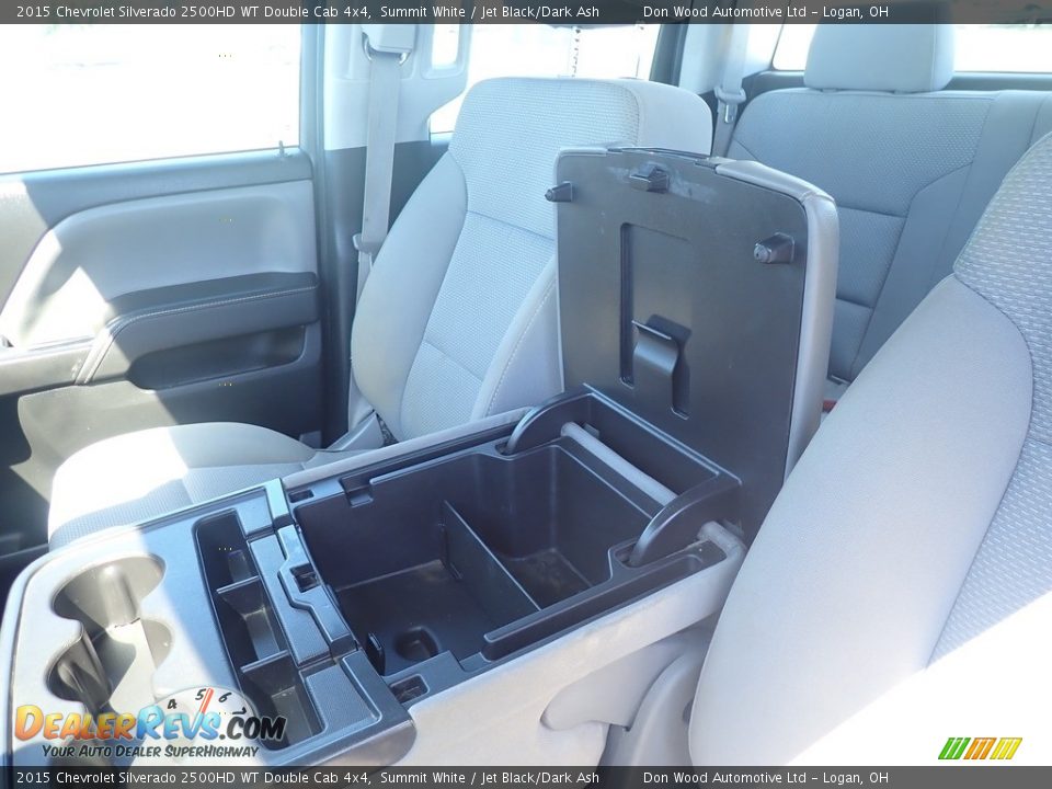 2015 Chevrolet Silverado 2500HD WT Double Cab 4x4 Summit White / Jet Black/Dark Ash Photo #27