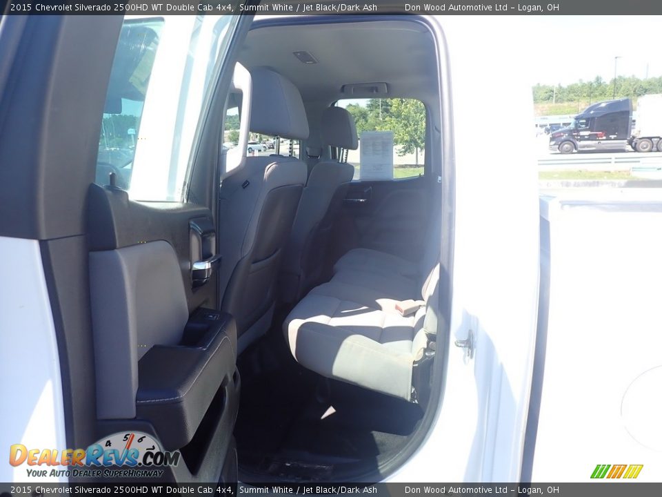 2015 Chevrolet Silverado 2500HD WT Double Cab 4x4 Summit White / Jet Black/Dark Ash Photo #29