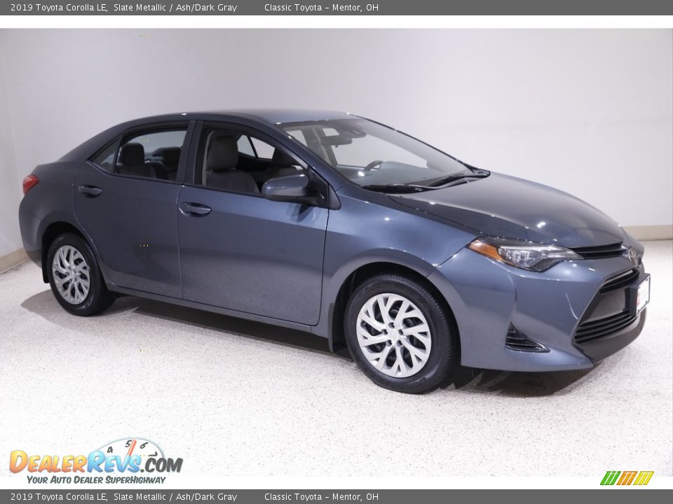 2019 Toyota Corolla LE Slate Metallic / Ash/Dark Gray Photo #1