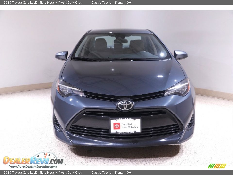 2019 Toyota Corolla LE Slate Metallic / Ash/Dark Gray Photo #2