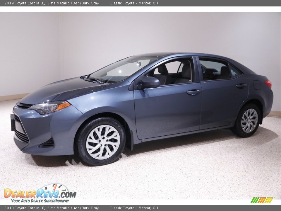 2019 Toyota Corolla LE Slate Metallic / Ash/Dark Gray Photo #3