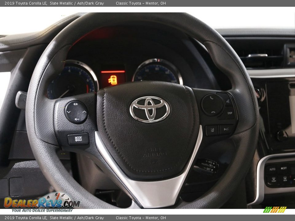 2019 Toyota Corolla LE Slate Metallic / Ash/Dark Gray Photo #7