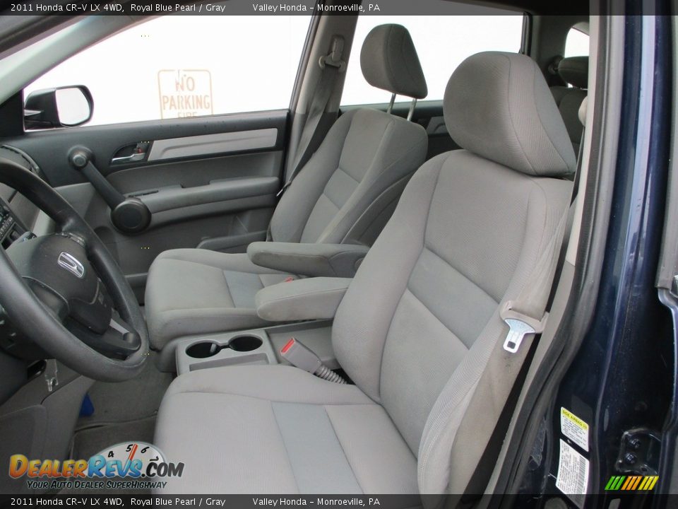 2011 Honda CR-V LX 4WD Royal Blue Pearl / Gray Photo #12