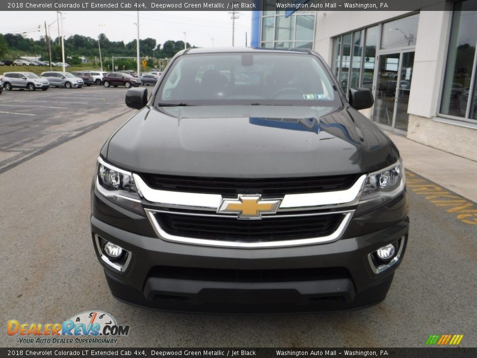 2018 Chevrolet Colorado LT Extended Cab 4x4 Deepwood Green Metallic / Jet Black Photo #7