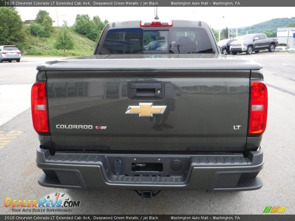 2018 Chevrolet Colorado LT Extended Cab 4x4 Deepwood Green Metallic / Jet Black Photo #11