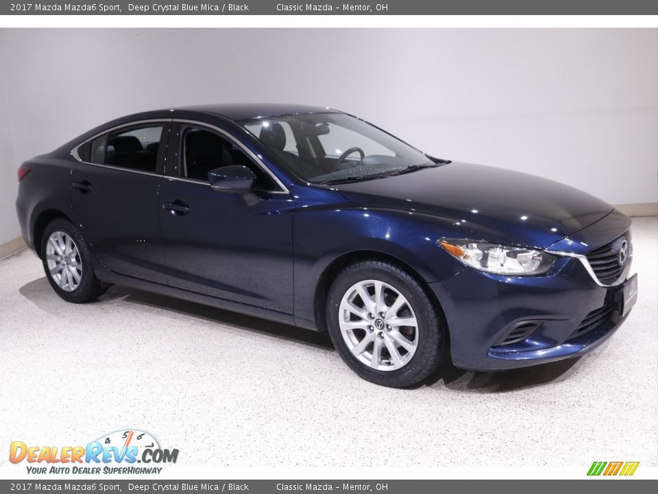 2017 Mazda Mazda6 Sport Deep Crystal Blue Mica / Black Photo #1
