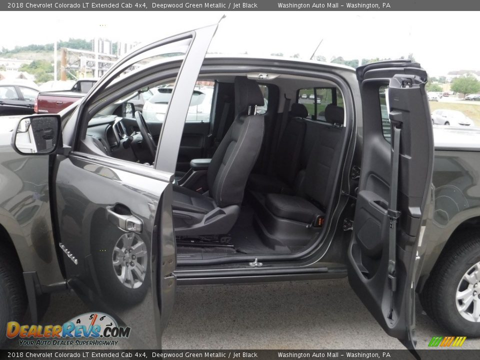 2018 Chevrolet Colorado LT Extended Cab 4x4 Deepwood Green Metallic / Jet Black Photo #19