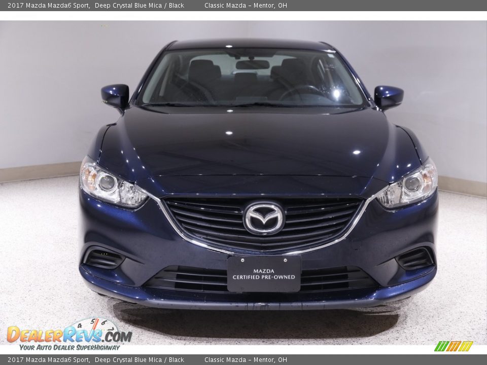2017 Mazda Mazda6 Sport Deep Crystal Blue Mica / Black Photo #2
