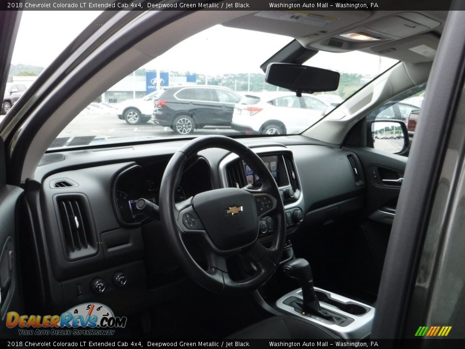 2018 Chevrolet Colorado LT Extended Cab 4x4 Deepwood Green Metallic / Jet Black Photo #20