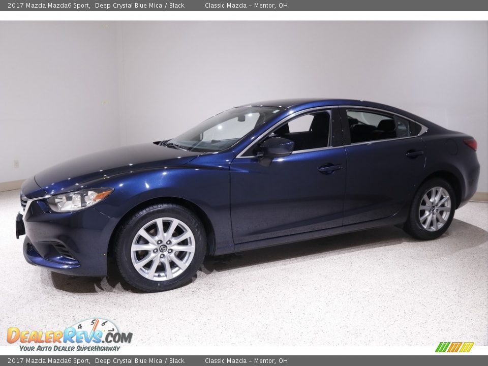 2017 Mazda Mazda6 Sport Deep Crystal Blue Mica / Black Photo #3
