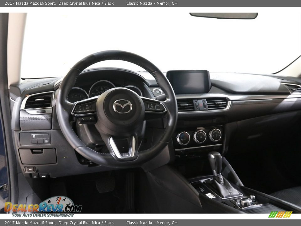 2017 Mazda Mazda6 Sport Deep Crystal Blue Mica / Black Photo #6